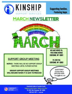 March 2021 Kinship Support Newsletter